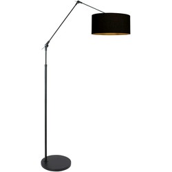 Trendy Vloerlamp Luxora Zwart