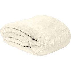 Cozy Bliss Luxury Milky Pluche Plaid - Crème -  150x200 cm