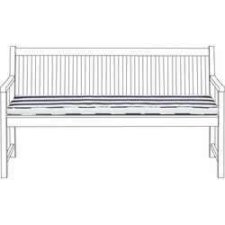 VIVARA  - Tuinkussen - Marineblauw - 152 x 54 cm - Polyester