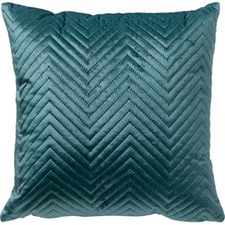 Dutch Decor DUKE - Sierkussen 40x40 cm - subtiel geometrisch patroon - Sagebrush Green - groen - Dutch Decor