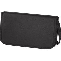 Hama Nylon Wallet Voor 64 CD/DVD/Blue-ray Zwart