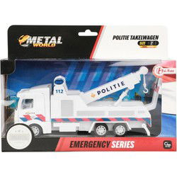 Toi-Toys Politie Sleepwagen Die Cast Nederland Pull Back