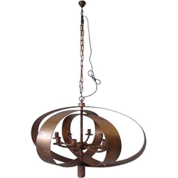 Ovale Cilinder Lamp - Vintage Copper