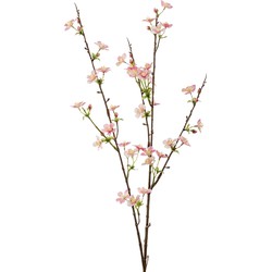 1x Roze appelbloesem bloemen kunsttakken 85 cm - Kunstbloemen