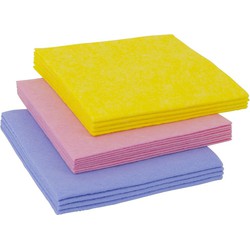 Schoonmaakdoekjes - 48x - 35 x 35 cm - viscose - dweiltjes - reinigingsdoekjes - Vaatdoekjes