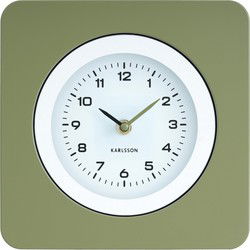 Wandklok New Vintage - Legergroen - 4.4x22x22cm