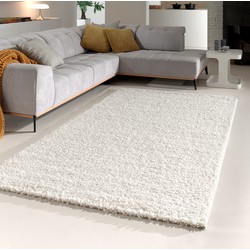 Hoogpolig vloerkleed - Candy Shaggy Crème - 120 X 170 CM