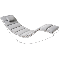 Beliani BRESCIA PREMIUM - Zitkussen-Grijs-Polyester