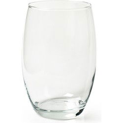 Bellatio design Vaas - glas - transparant - 14 x 20 cm - Vazen
