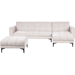 Beliani ALNES - Slaapbank-Wit-Polyester
