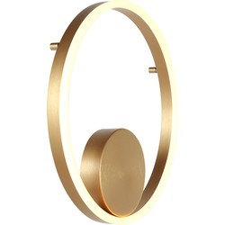 Steinhauer wandlamp Mykty - goud - metaal - 40 cm - ingebouwde LED-module - 3687GO