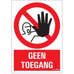 Pick picto geen toegang