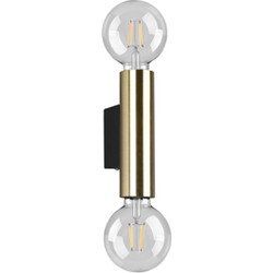 Moderne Wandlamp Vannes - Metaal - Messing