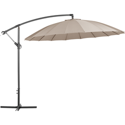 Beliani CALABRIA - Cantilever parasol-Beige-Polyester