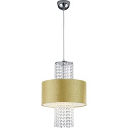 Moderne Hanglamp  King - Metaal - Chroom