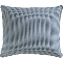 Heckett & Lane Kussensloop Wafel Pillowcase Steel Blue 60 x 70 cm