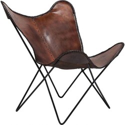 Kare Fauteuil Butterfly Brown Econo
