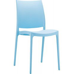 ENZO design stoel 53x46x82 cm Blauw