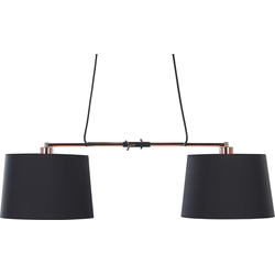 Beliani FUCINO - Hanglamp-Zwart-Polyester