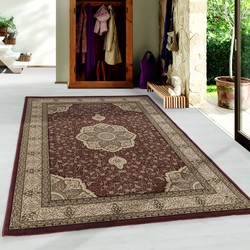 Tapijtenloods Isfahan Oosters Klassiek Laagpolig Vloerkleed Rood- 160x230 CM