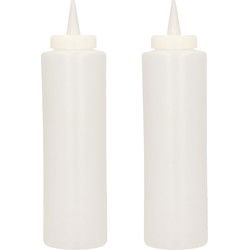 Sausflessen/doseerflessen 400 ML 2 stuks - Maatbekers