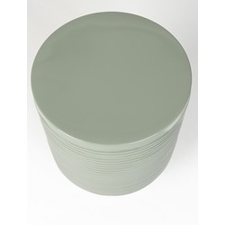 Bijzettafel Rond - IJzer Groen - 35x35x46cm - Sven