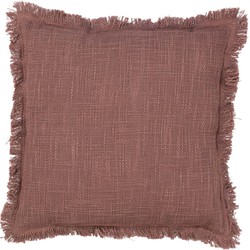 Dutch Decor SOFIA - Kussenhoes pruim 45x45 cm - roze - Dutch Decor