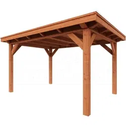 Trendhout douglas overkapping Florence, 425 x 360 cm