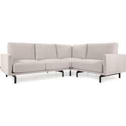 Kave Home - Galene 3-seater corner sofa in beige, 267 x 207 cm