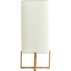 Light & Living - Tafellamp WYN - Ø21.5x50.5cm - Bruin
