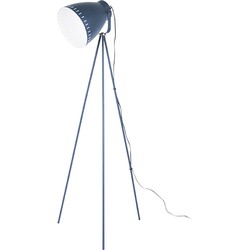 Leitmotiv - Vloerlamp Mingle 3 Legs Nickle - Donkerblauw