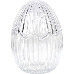 Clayre & Eef Glazen potje Ei Glas