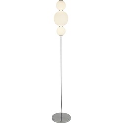 Vloerlamp Pedestal Metaal Ø25cm Chroom