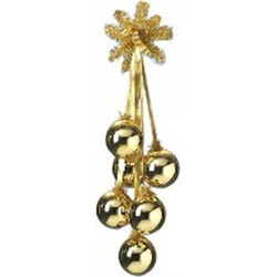 Kerstballen set. hangend 10 cm - Goud