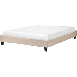 ROANNE - Tweepersoonsbed - Beige - 140 x 200 cm - Polyester