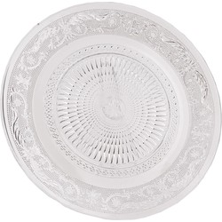 Clayre & Eef Dinerbord  Ø 25 cm Glas Rond Eetbord