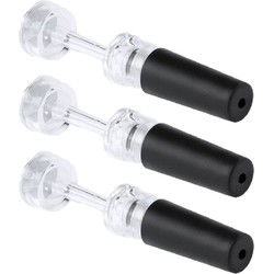 Wijnstopper - 3x - vacuum trekken - kurkenstopper voor flessen - Wijnafsluiters