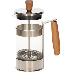 Cafetiere French Press koffiezetter bamboe 350 ml - Cafetiere