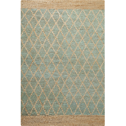 Beliani TELLIKAYA - Laagpolig-Beige-Jute