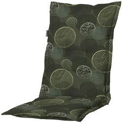 Kussen lage rug Circle groen (4 stuks)