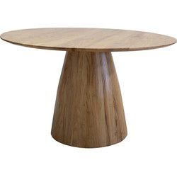Eettafel Rond Ø130cm - Acaciahout - Naturel - Tafel Pim