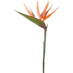 Emerald Kunstbloem Strelitzia - 90 cm - losse tak - kunst zijdebloem - Paradijsvogelplant - Kunstbloemen