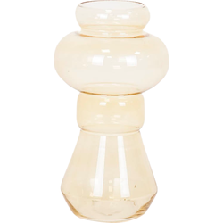 Housevitamin High In shape Vase - Amber - Glass - 18x35cm
