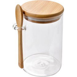 Clayre & Eef Voorraadpot Transparant Glas