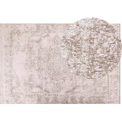 MATARIM - Vloerkleed - Roze - 200 x 300 cm - Katoen