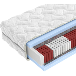Alpine Matras 100x210  HR Koudschuim - 23cm dik - Ergonomisch - Antibacterieel - Wasbare hoes