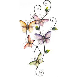 Anna's Collection Tuindecoratie vlinders - 3D - 35 x 68 cm - Tuinbeelden
