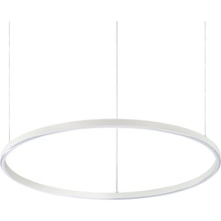 Ideal Lux - Oracle slim - Hanglamp - Aluminium - LED - Wit