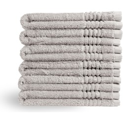 PHLOX Gastendoek Set 30x50 cm - 6 stuks - 600 g/m2 Zacht Katoen - Supreme Collectie - Room Lichtgrijs