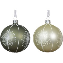 Kerstballen glas d8 cm a2 A